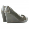 Damskie buty casual 178 kawa kombinowana