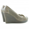 Damskie buty casual 178 capuccino łączone
