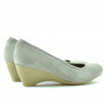 Damskie buty casual 152-1 piasek zamsz