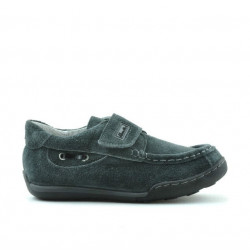 Buty dla małych dzieci 01c szary welur