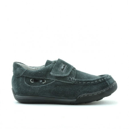 Buty dla małych dzieci 01c szary welur