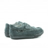 Buty dla małych dzieci 01c szary welur