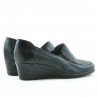 Buty casual damskie (model szeroki) 157xxl czarne