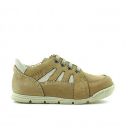 Buty dla małych dzieci 04c bufo brązowy+beżowy