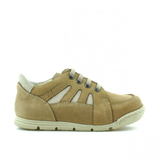 Buty dla małych dzieci 04c bufo brązowy+beżowy