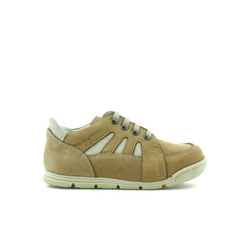 Buty dla małych dzieci 04c bufo brązowy+beżowy