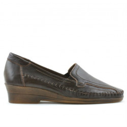 Buty casual damskie 673 brązowe