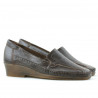 Buty casual damskie 673 brązowe