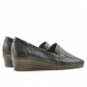 Buty casual damskie 673 brązowe