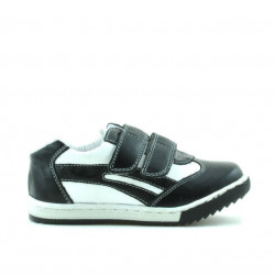 Buty dziecięce małe 16c czarne+białe