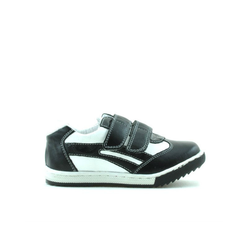 Buty dziecięce małe 16c czarne+białe