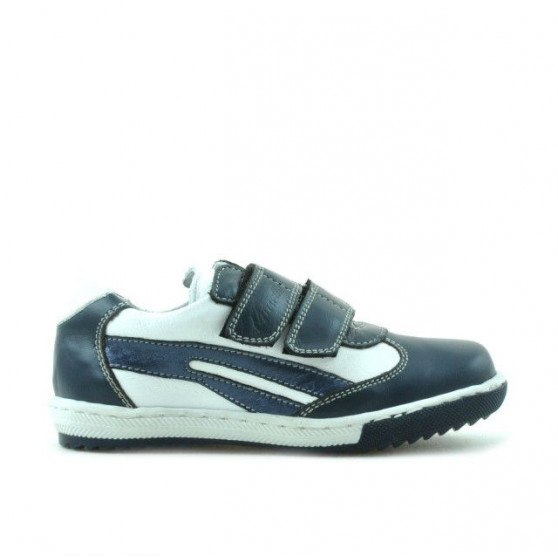 Małe buty dziecięce 16c indigo+biały