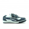 Małe buty dziecięce 16c indigo+biały