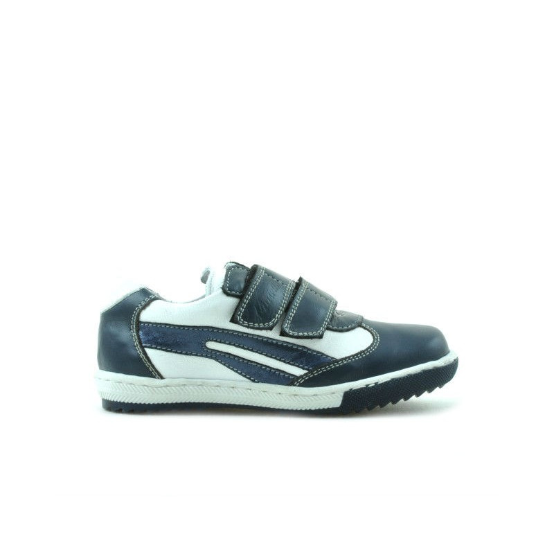 Małe buty dziecięce 16c indigo+biały