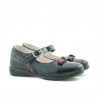 Buty dziecięce 12c czarne+bordowe