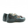 Buty dziecięce 12c czarne+bordowe