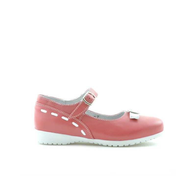 Buty dziecięce małe 12c koralowy czerwony+biały