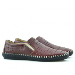 Mokasyny męskie 820 bordo