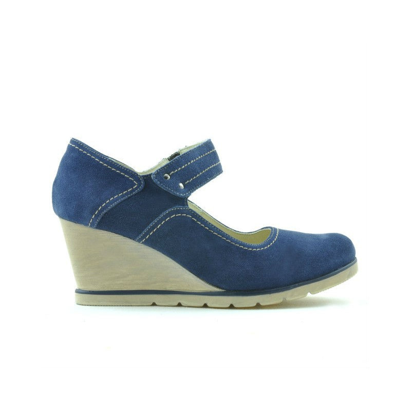 Damskie buty casual 199 indigo welur