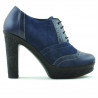 Damskie buty casual 637 indigo kombinowany