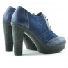 Damskie buty casual 637 indigo kombinowany