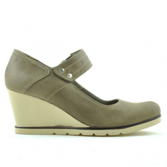 Damskie buty casual 199 cappuccino