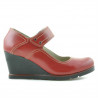 Buty casual damskie 199 czerwone