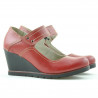 Buty casual damskie 199 czerwone