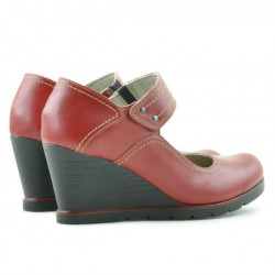 Buty casual damskie 199 czerwone