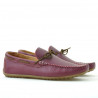 Mokasyny męskie 863 bordo