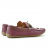 Mokasyny męskie 863 bordo