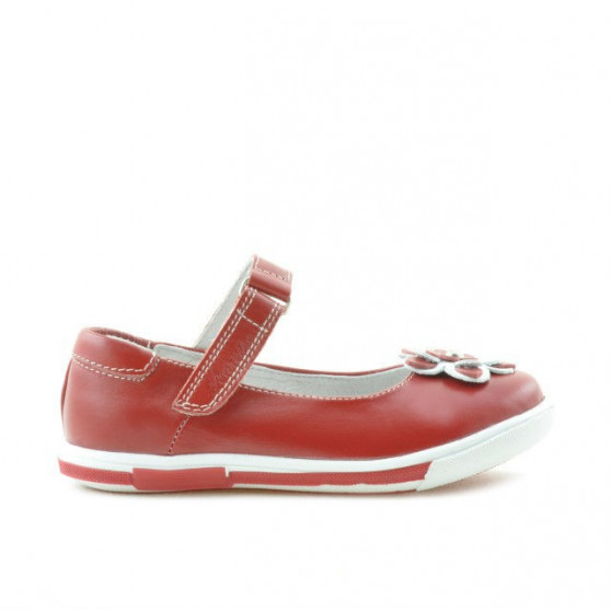 Buty dziecięce 06c czerwone+białe