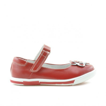 Buty dziecięce 06c czerwone+białe