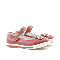 Buty dziecięce 06c czerwone+białe