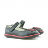 Buty dziecięce małe 06c czarne + czerwone