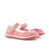 Buty dla małych dzieci 06c koralowy czerwony + biały