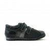 Buty dziecięce małe 02c czarne + szare