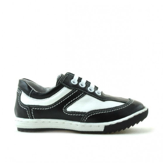 Buty dziecięce małe 15c czarno-białe
