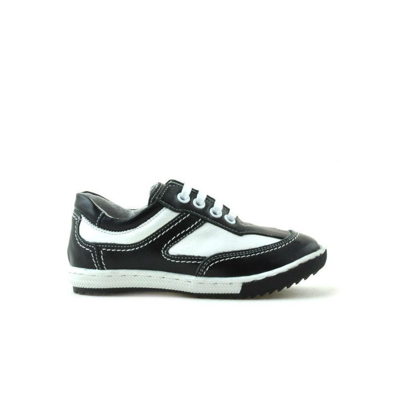 Buty dziecięce małe 15c czarno-białe