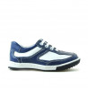 Małe buty dziecięce 15c indigo+białe