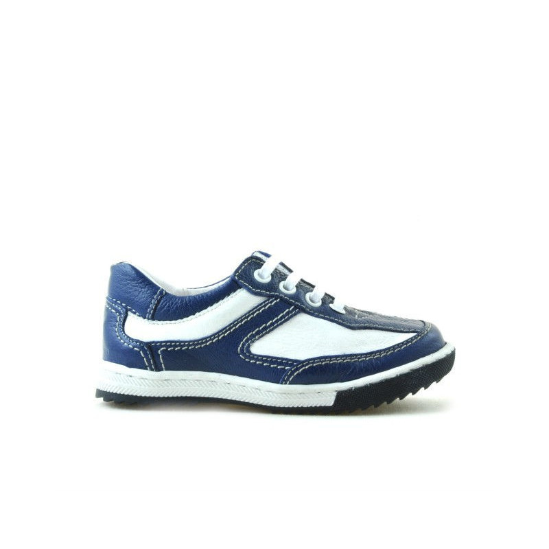 Małe buty dziecięce 15c indigo+białe
