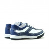 Małe buty dziecięce 15c indigo+białe
