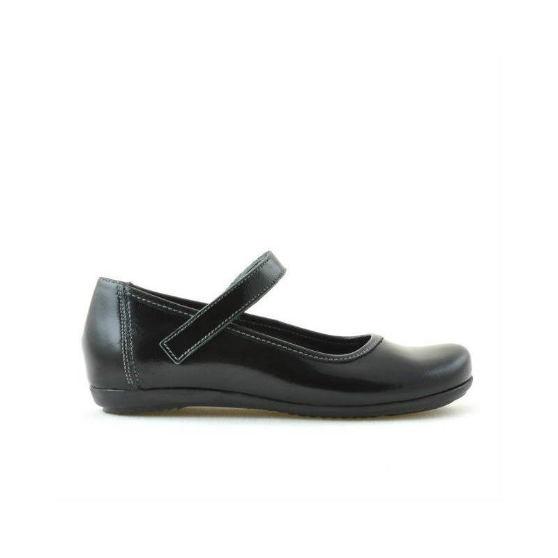 Buty dziecięce 151 czarny lakier
