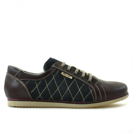 Damskie buty sportowe 648 bordo+indygo