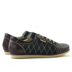 Damskie buty sportowe 648 bordo+indygo