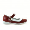 Buty dla małych dzieci 19c lakierowane czerwone+białe