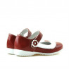 Buty dla małych dzieci 19c lakierowane czerwone+białe