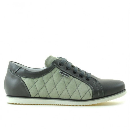 Damskie buty sportowe 648 szaro-kombinowane
