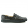 Buty sportowe damskie 658 croco kawa