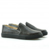 Buty sportowe damskie 658 croco kawa